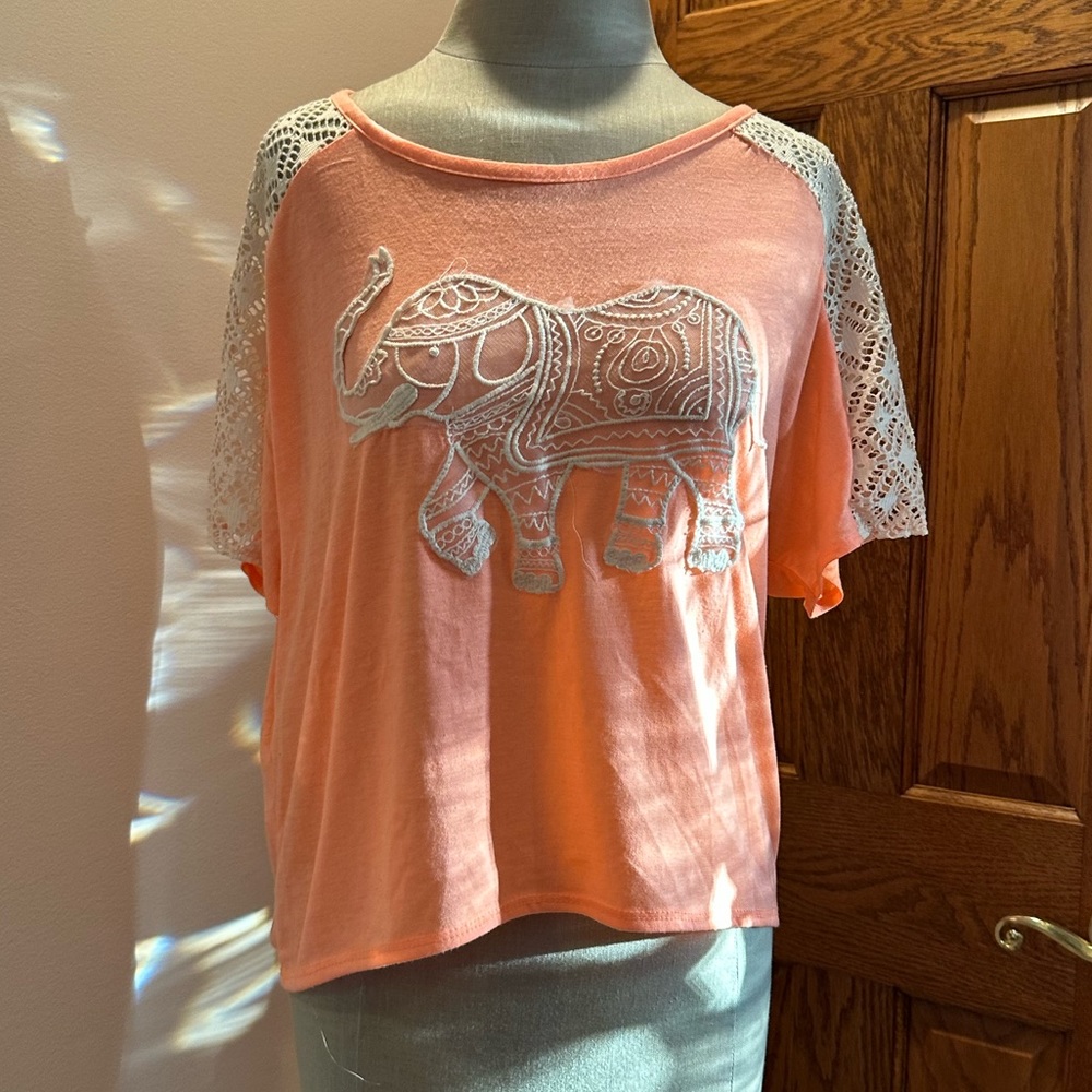 Elephant crop top